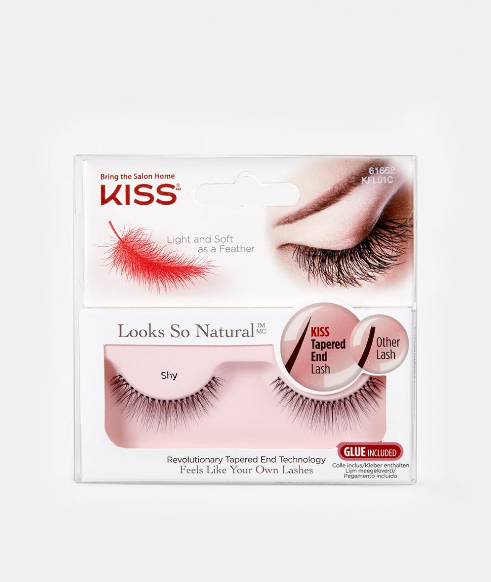 KISS  ხელოვნური დასაკრავი წამწამები-KISS Natural Lash